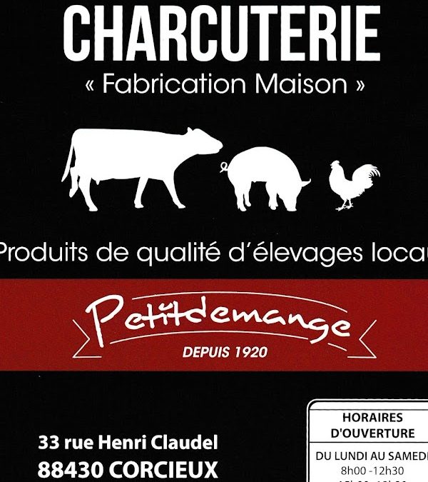 Boucherie, Charcuterie, Traiteur à Corcieux : Petitdemange